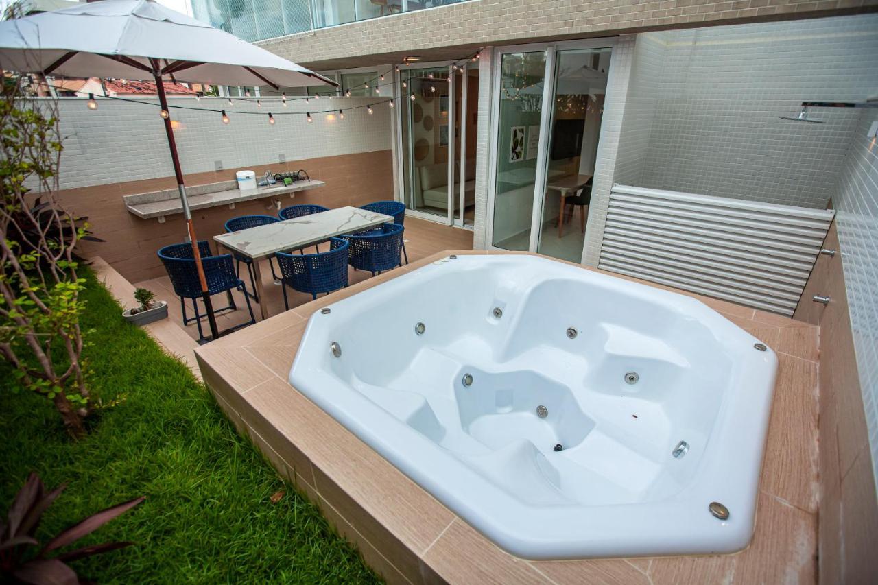 Apartamento Com Jacuzzi Na Beira Mar De Joao Pessoa No Branco Haus Екстериор снимка
