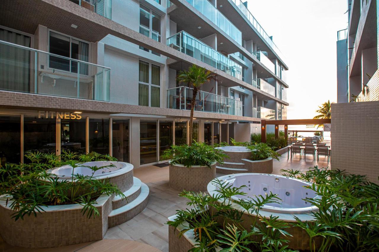Apartamento Com Jacuzzi Na Beira Mar De Joao Pessoa No Branco Haus Екстериор снимка