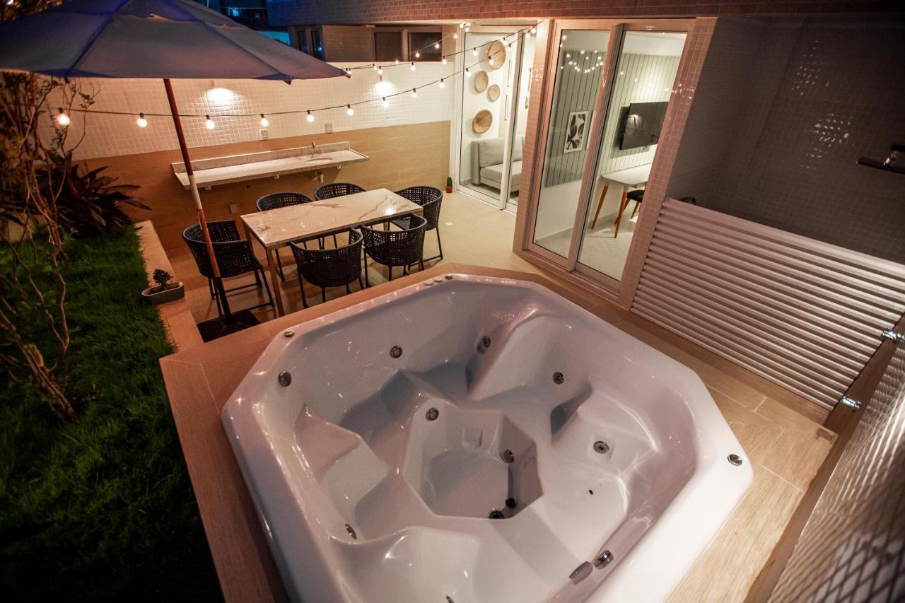 Apartamento Com Jacuzzi Na Beira Mar De Joao Pessoa No Branco Haus Екстериор снимка