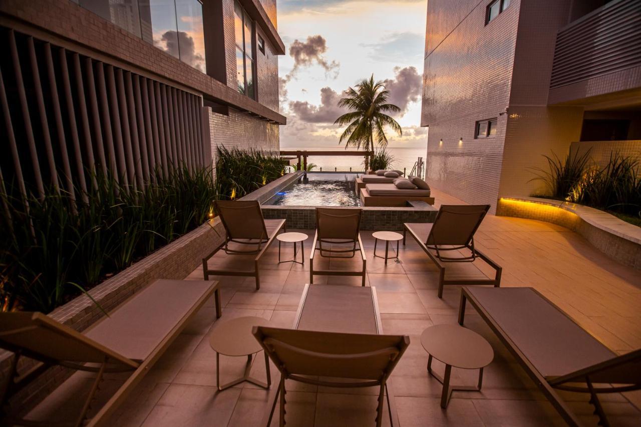 Apartamento Com Jacuzzi Na Beira Mar De Joao Pessoa No Branco Haus Екстериор снимка