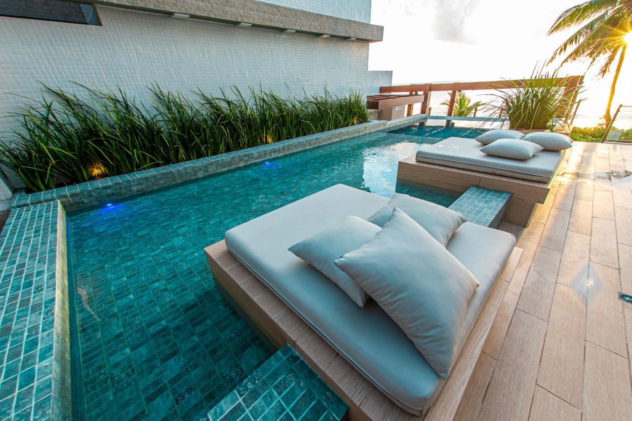 Apartamento Com Jacuzzi Na Beira Mar De Joao Pessoa No Branco Haus Екстериор снимка